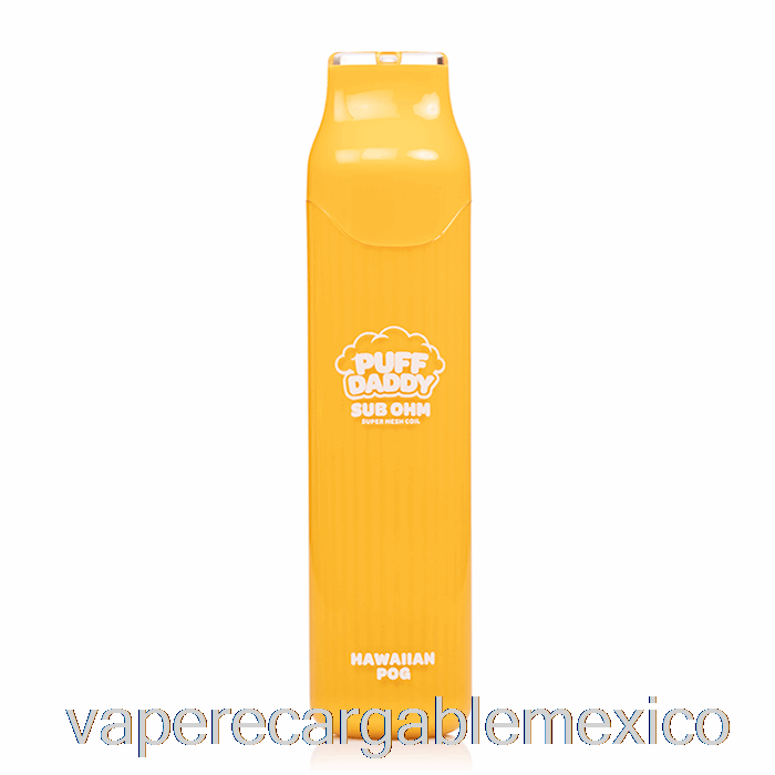 Vape Recargable Puff Daddy 6000 Desechable Hawaiano Pog